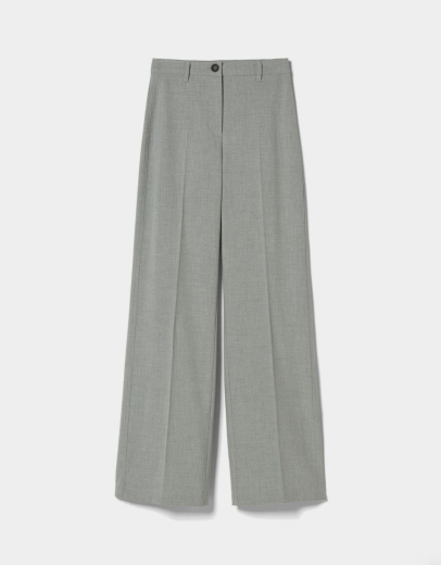 Wide-Leg-Hose mit Gürtelschlaufen